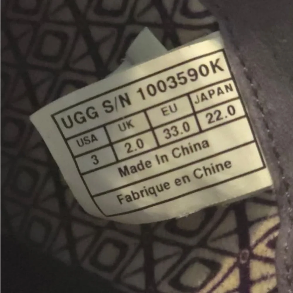 UGG Black Sole Boots